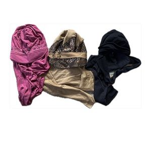 3 types of Cap/hat hijabs